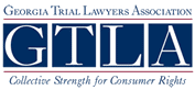Logo Recognizing Dover Law Firm's affiliation with Georgia Trial Lawyers Association